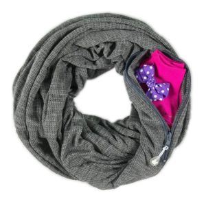 Infinity scarf cover for nursing