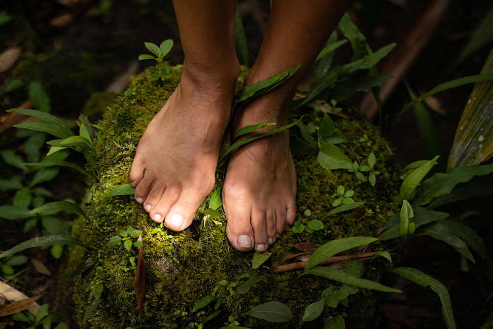 Earthing or Grounding to reconnect with mother earth.