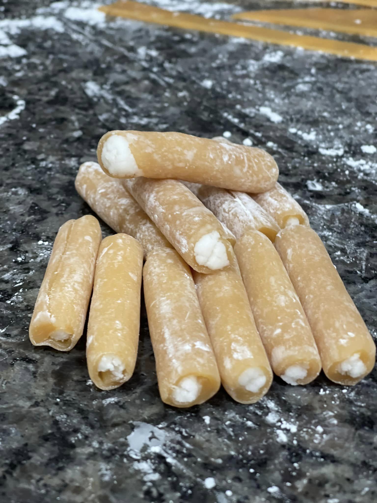 Homemade cow tail caramels