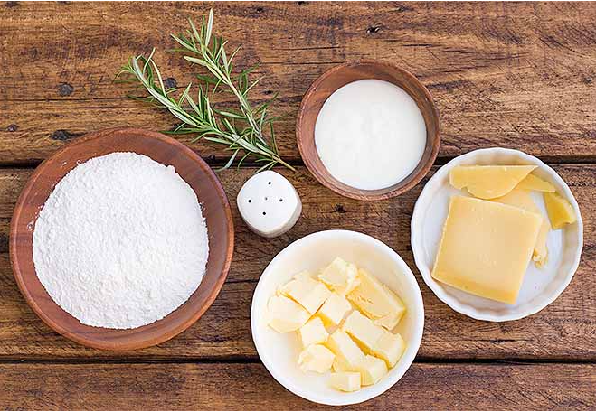 Rosemary cheese cracker recipe ingredients