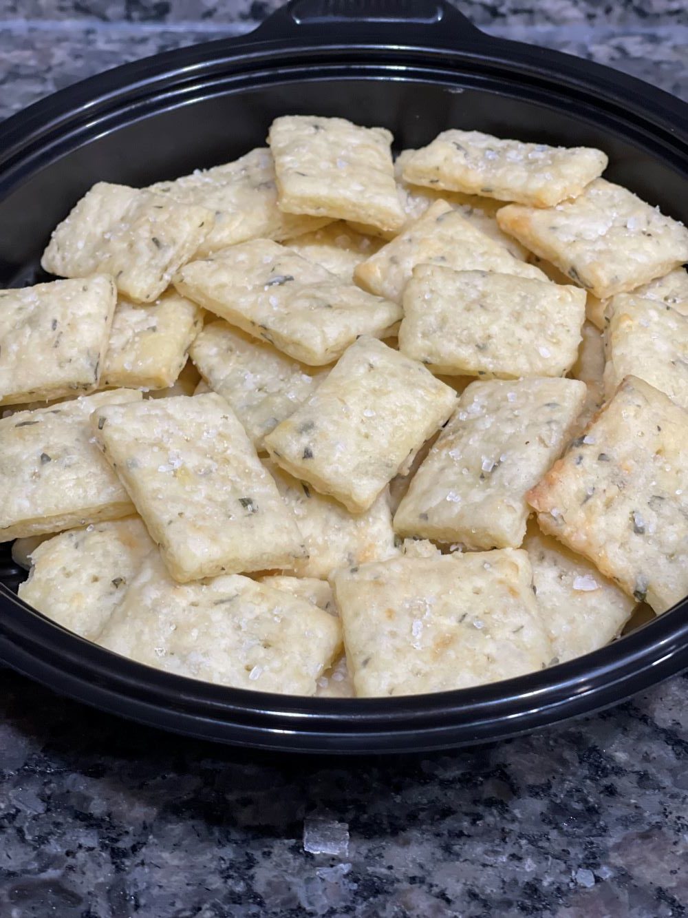 Homemade Rosemary Cheese Crackers